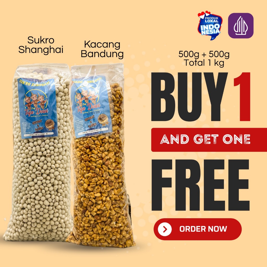 

[PROMO BELI 1 DAPET 2] KACANG BANDUNG KACANG SUKRO SHANGHAI ENAK MURAH BANYAK RENYAH