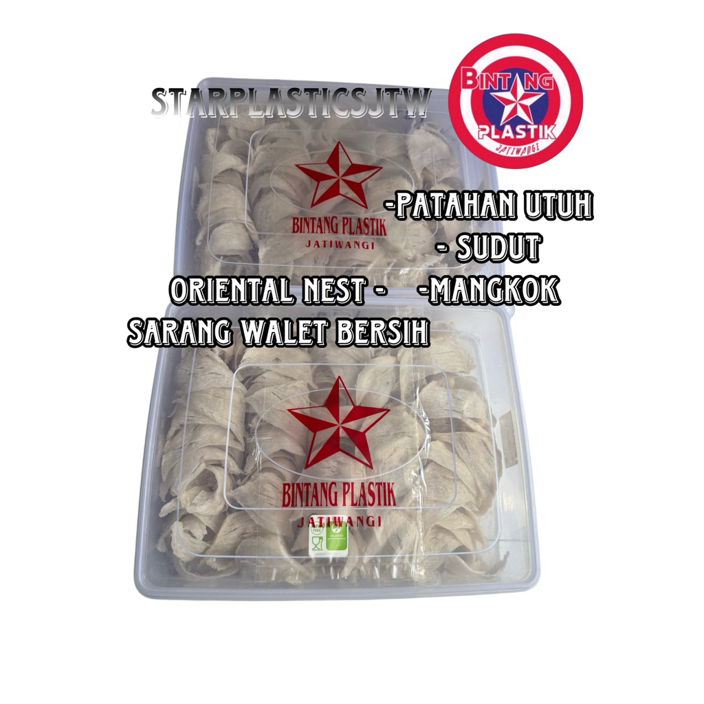 

Sarang Burung Walet Bersih Natural (10gram) Asli Original / Cleaned Raw Bird Nest / Yan Wo Patahan Utuh / Sudut / Mangkok