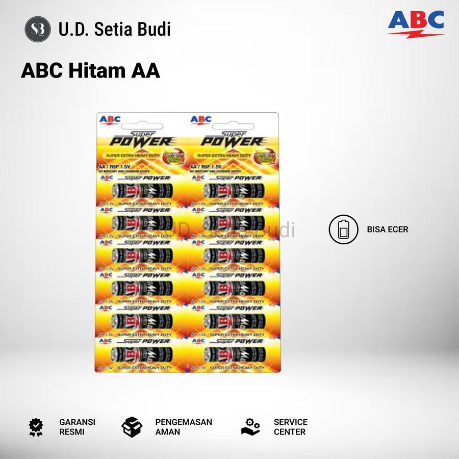 Baterai ABC Hitam AA Battery ABC Super Power Heavy Duty AA 1.5V