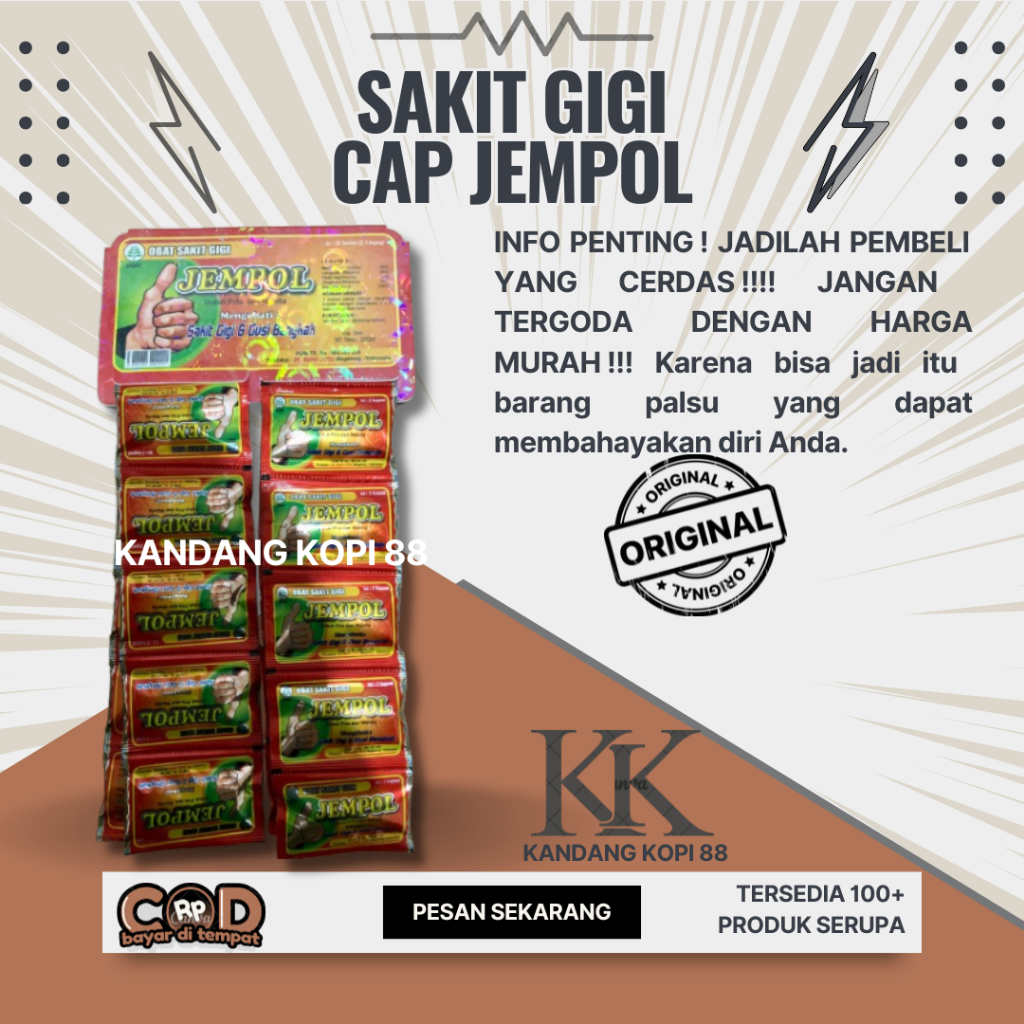 KAPSUL SAKIT GIGI CAP JEMPOL