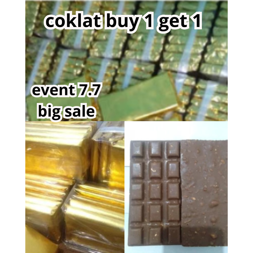 

coklat silverqueen buy 1 get 1 batangan berat 100gram isi kacang mede cokelat mix delfi