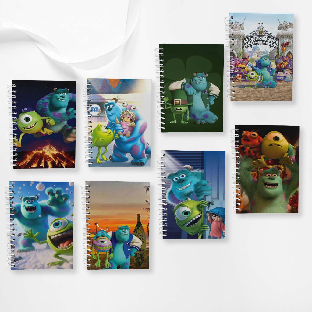 

Note Book Spiral Large (10 cm X 14 cm) Edisi Monsters inc / Notebook A6 Custom / Seminar Kit Surabaya