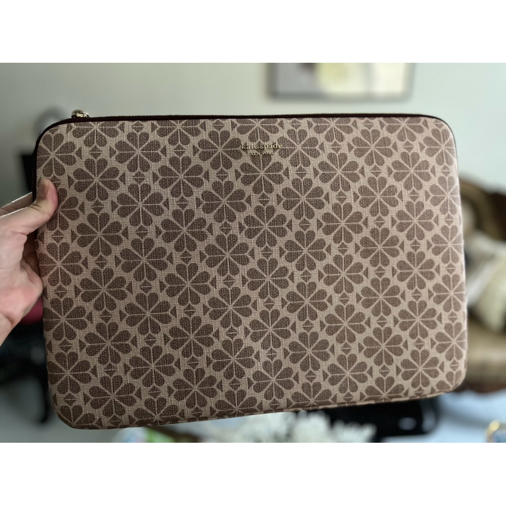Preloved Kate Spade Laptop Sleeve / Case Jacquard 100% Original