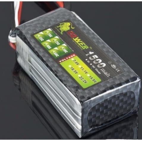 Batere Baterai Lipo Battery 11.1V 30C 1500MAH XT60 3S RC Car Boat Heli