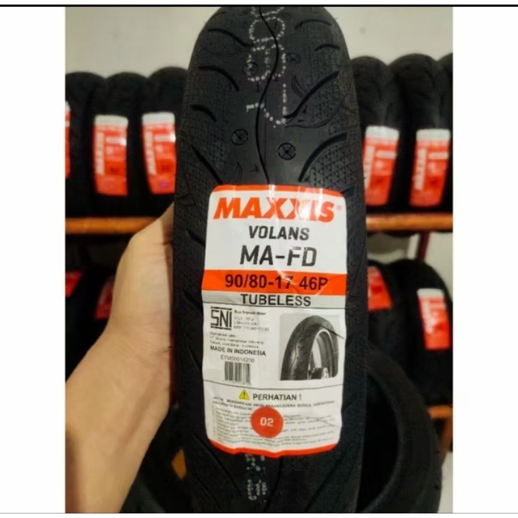 BAN TUBELESS MAXXIS 90/80-17 MA-FD TL
