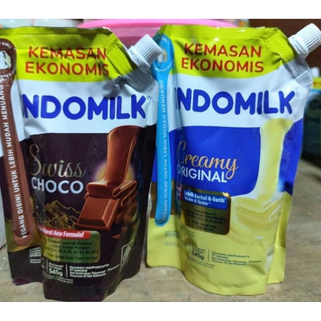 

( Paket 2 Pcs ) Susu Kental Manis Indomilk Pouch 525 Gram