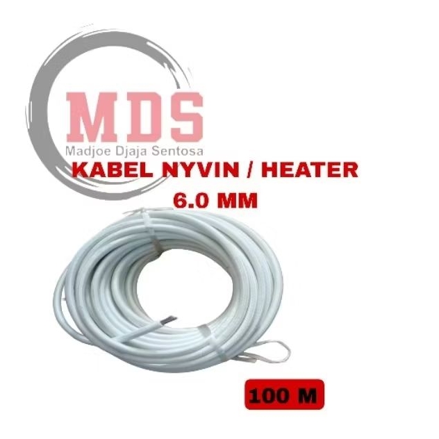 kabel nyvin 6mm / kabel tahan panas 6mm / kabel nyvin 6mm / kabel heater 6mm / 100m