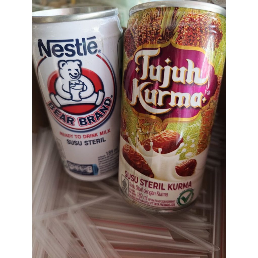 

Susu Steril Tujuh Kurma&Bearbrand 189ml