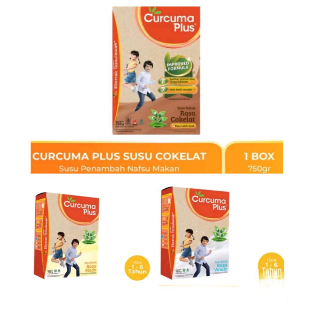 

Curcuma Plus Susu Vanill Cokelat Madu 750gr
