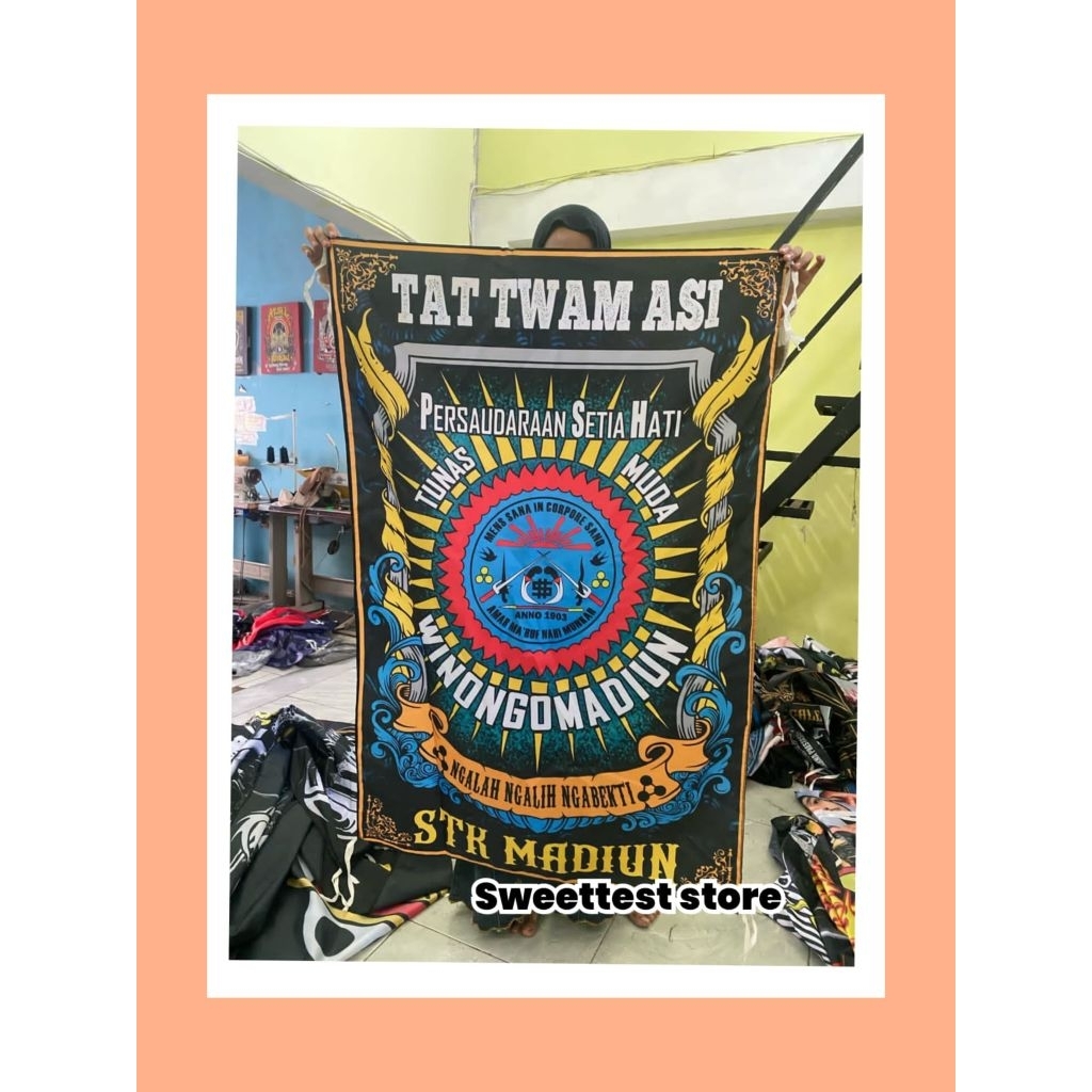 BENDERA PSHW MURAH 200x300cm + FREE STICKER, BENDERA PRINTING WINONGO MADIUN, GIANTFLAG WINONGO, BEN