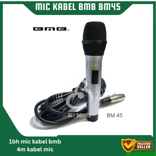 MIC KARAOKE BMB BM 45 MIC KABEL BMB BM45 ORIGINAL BMB