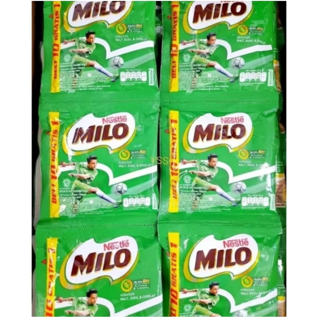 

[ BELI 10 GRATIS 1 ] NESTLE MILO 22GR 11 SACHET