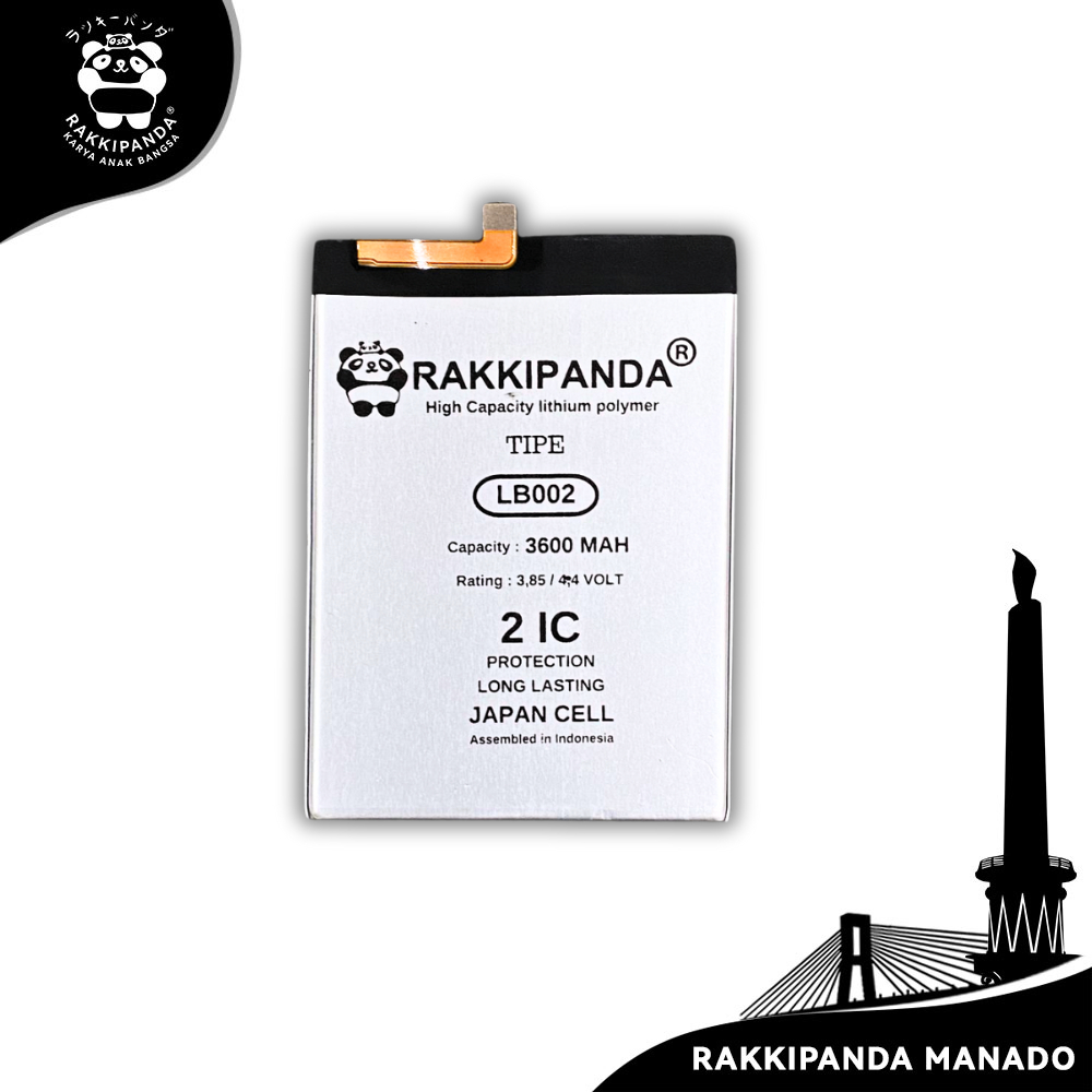 RakkiPanda Baterai HP LB002 Lenovo S5 / K520