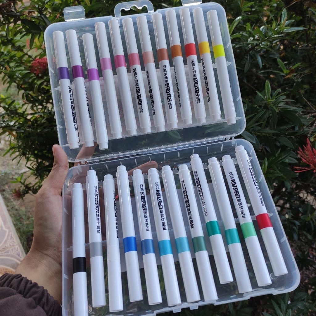 

COD acrylic marker spidol marker Akrilik spidol Warna spidol warna Tahan Air atk spidol marker