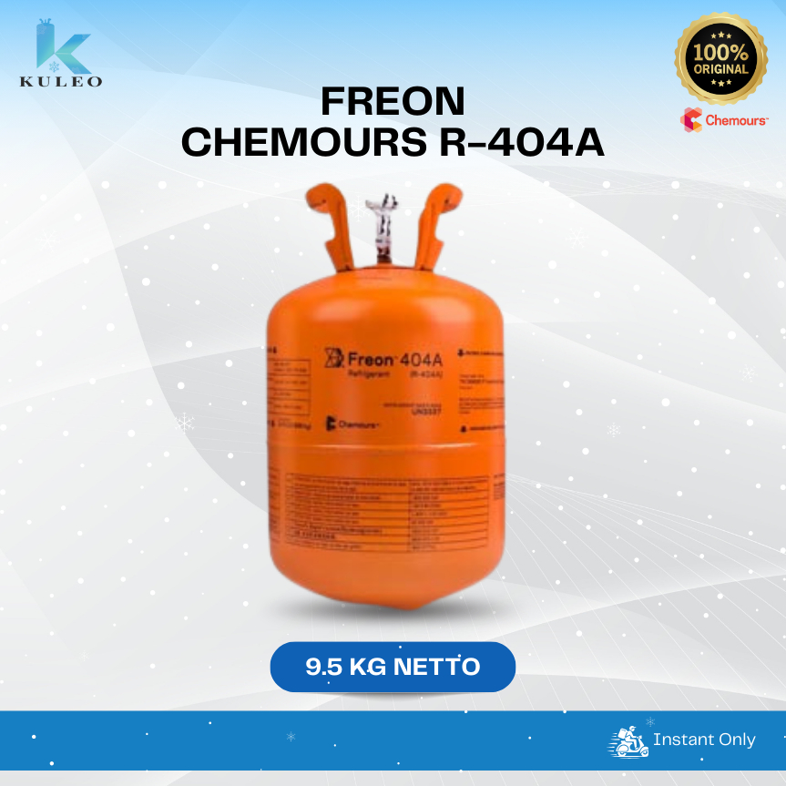Freon Chemours R404 Cina / freon R 404 - freon chemours r404a 9.5Kg
