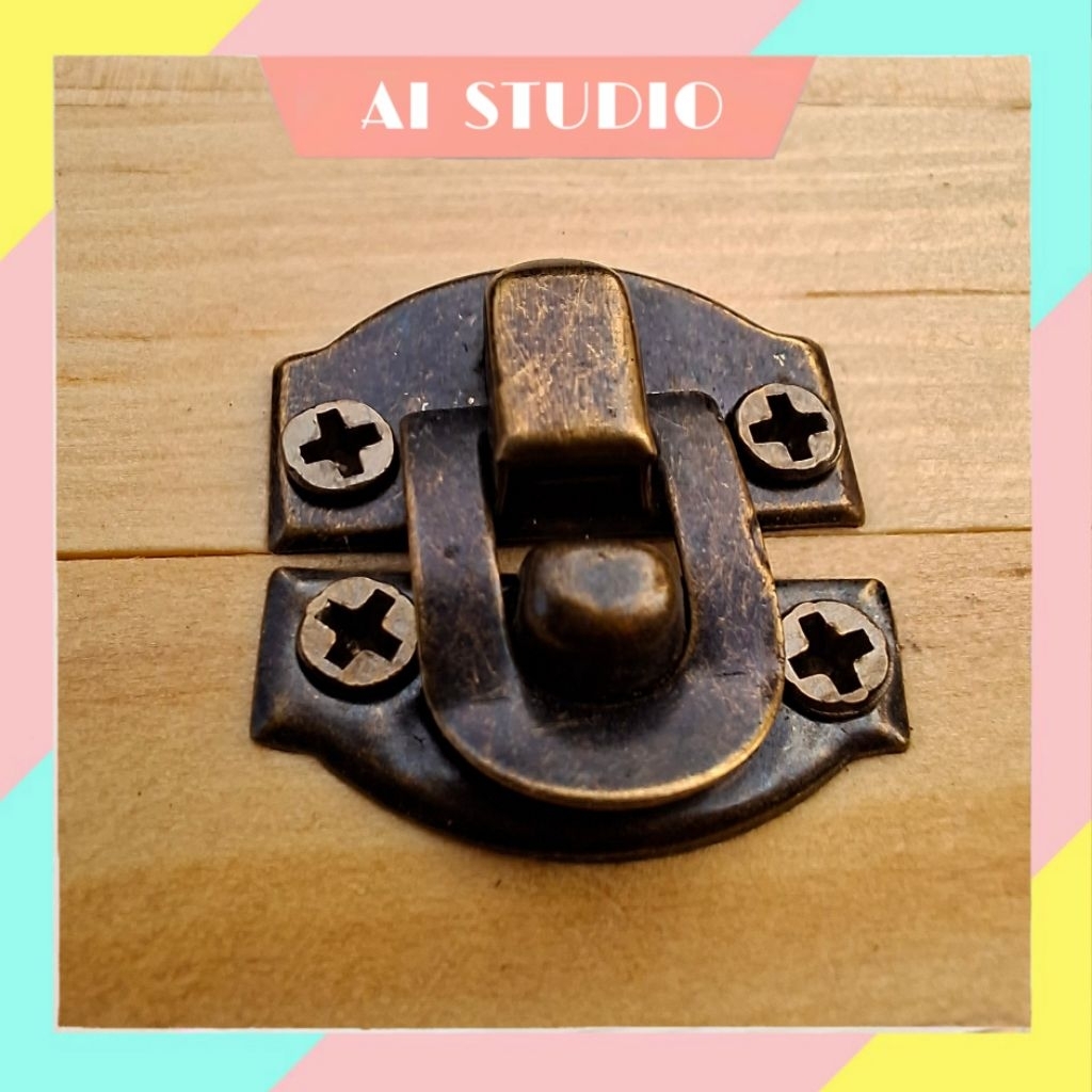 Peralatan Kerajinan Box Kayu / Engsel Mini / Engsel Kupu / Overpall /pengait