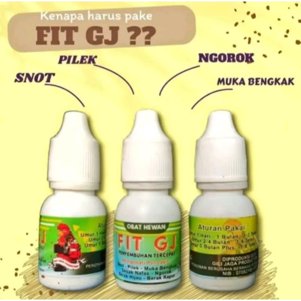 FITGJ#Mengobati,snot,pilek,ngorok(Ayam)