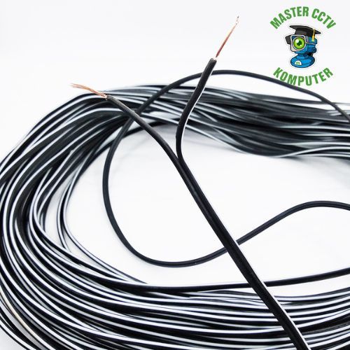 KABEL LISTRIK STRIP HITAM PUTIH KECIL PERMETER