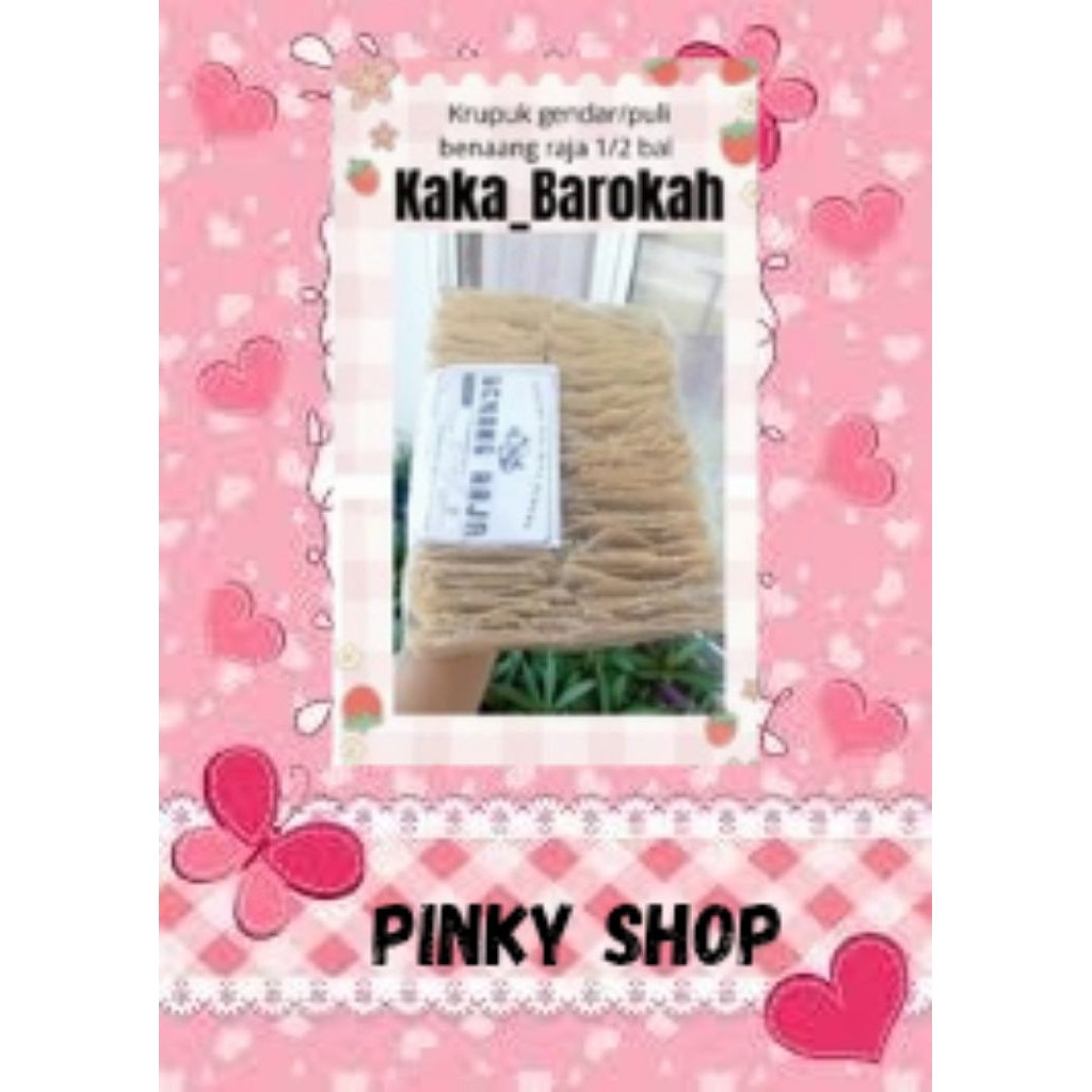

KKB2-Krupuk gendar benang raja 1/2 bal