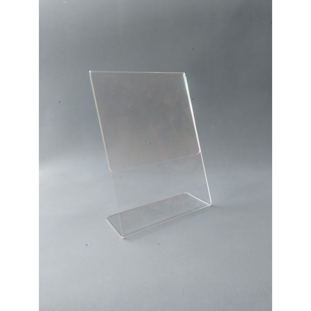 

akrilik no meja type L ukuran 8x12cm