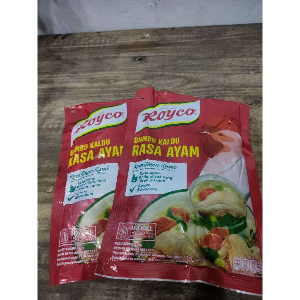 

Royco Kaldu Ayam 220gram Expired Mei 2026