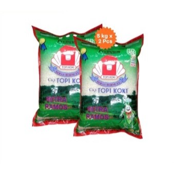 

Beras Putih Premium Setra Ramos Cap Topi Koki 5 Kg x 2 Pcs