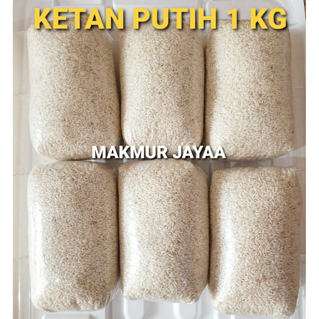 

BERAS KETAN PUTIH SUPER 1 KG ( KEMASAN REPACK)