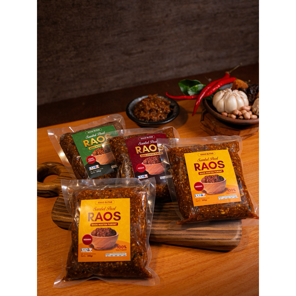

Paket Hemat Best Seller! - Sambel Pecel RAOS 1kg (4x250gr) Cocok Untuk Stok & Oleh-Oleh
