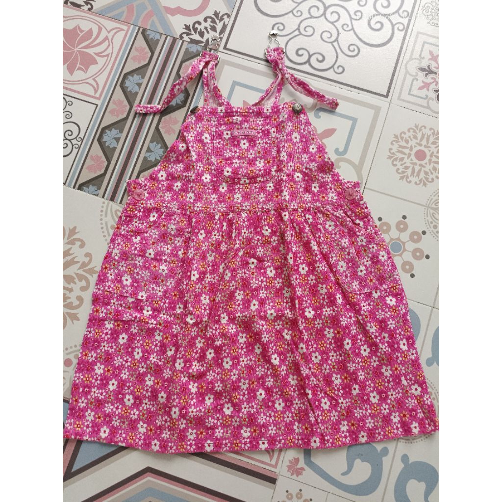 Dress Overall Corduroy Anak Pretty Girl