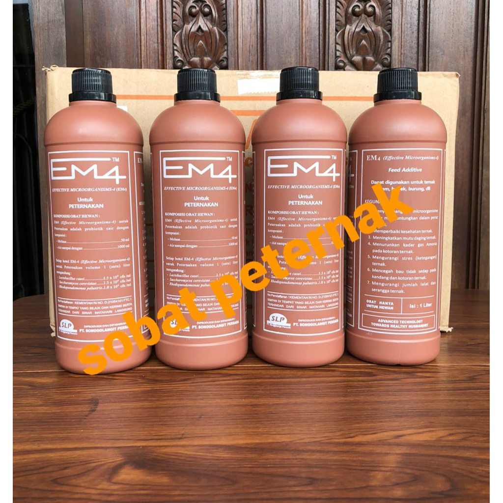 EM4 Peternakan 1 Liter, Mikroorganisme Peternakan Untuk Kesehatan Ternak Peliharaan Kambing, Domba, 
