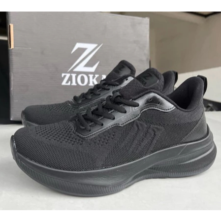Sepatu Zioka Lite Sepatu Full Hitam Sepatu Kerja Full Hitam