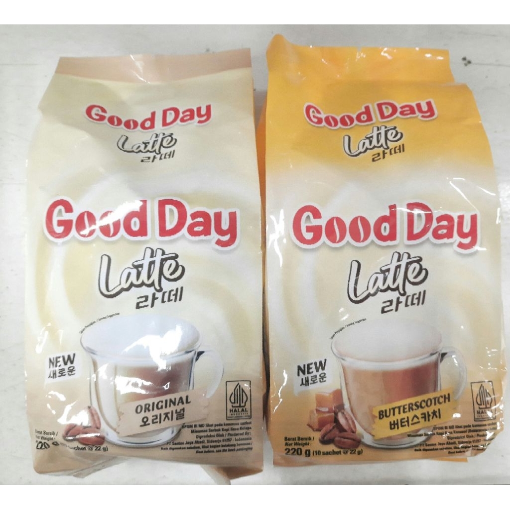 

Good Day Latte Original / Butterscotch 10×22gr