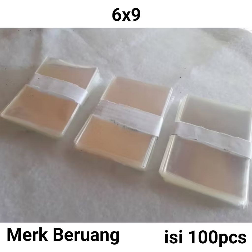

100 pcs Plastik Opp tanpa lem 6x9 - Plastik Id card plastik card member