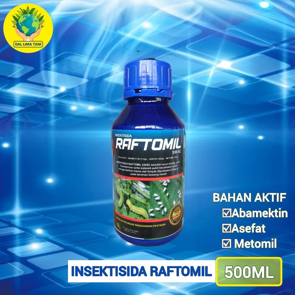 RAFTOMIL 500 ML/Insektisida Sistemik Pembasmi Ulat Penggerek Batang Penggerek Buah Penggerek Daun