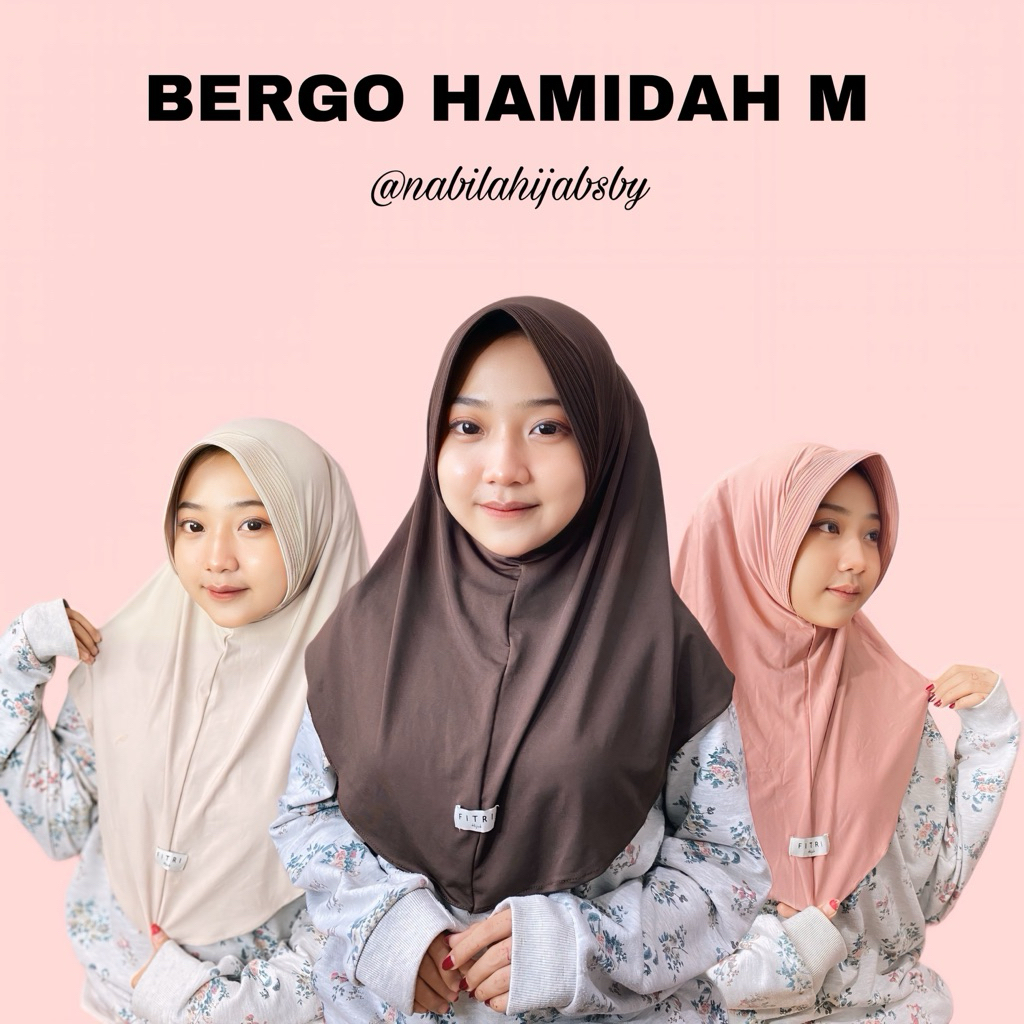 Jilbab sport/Bergo Sport M | Bergo Hamidah Jersey | Bergo Hamidah Menutup Dada