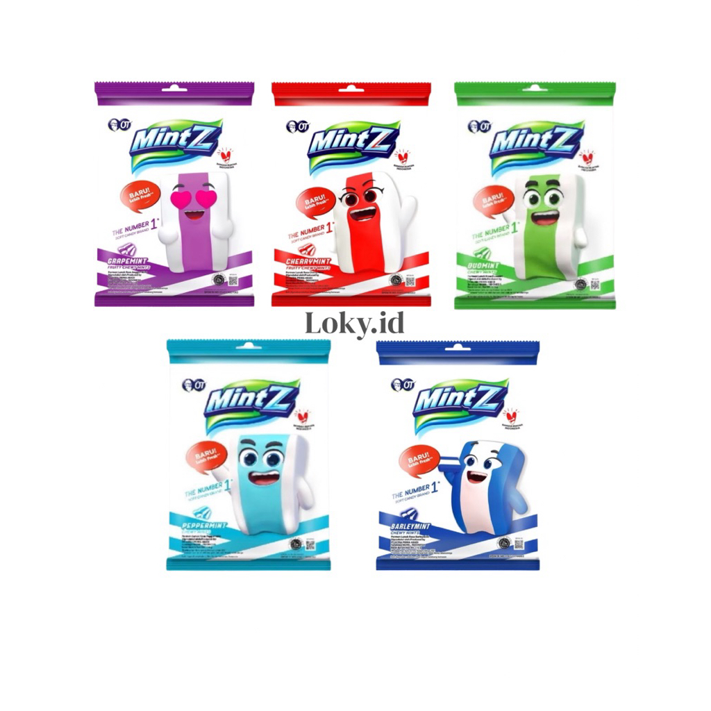 

Permen Mintz Chewy Kemasan 1 Sack Permen Mintz Penyegar Mulut