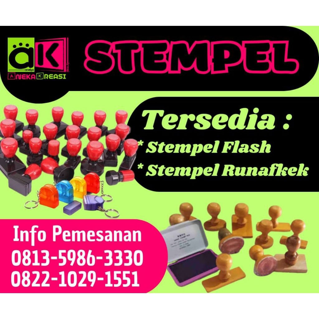 

cetak stempel flash sehari jadi