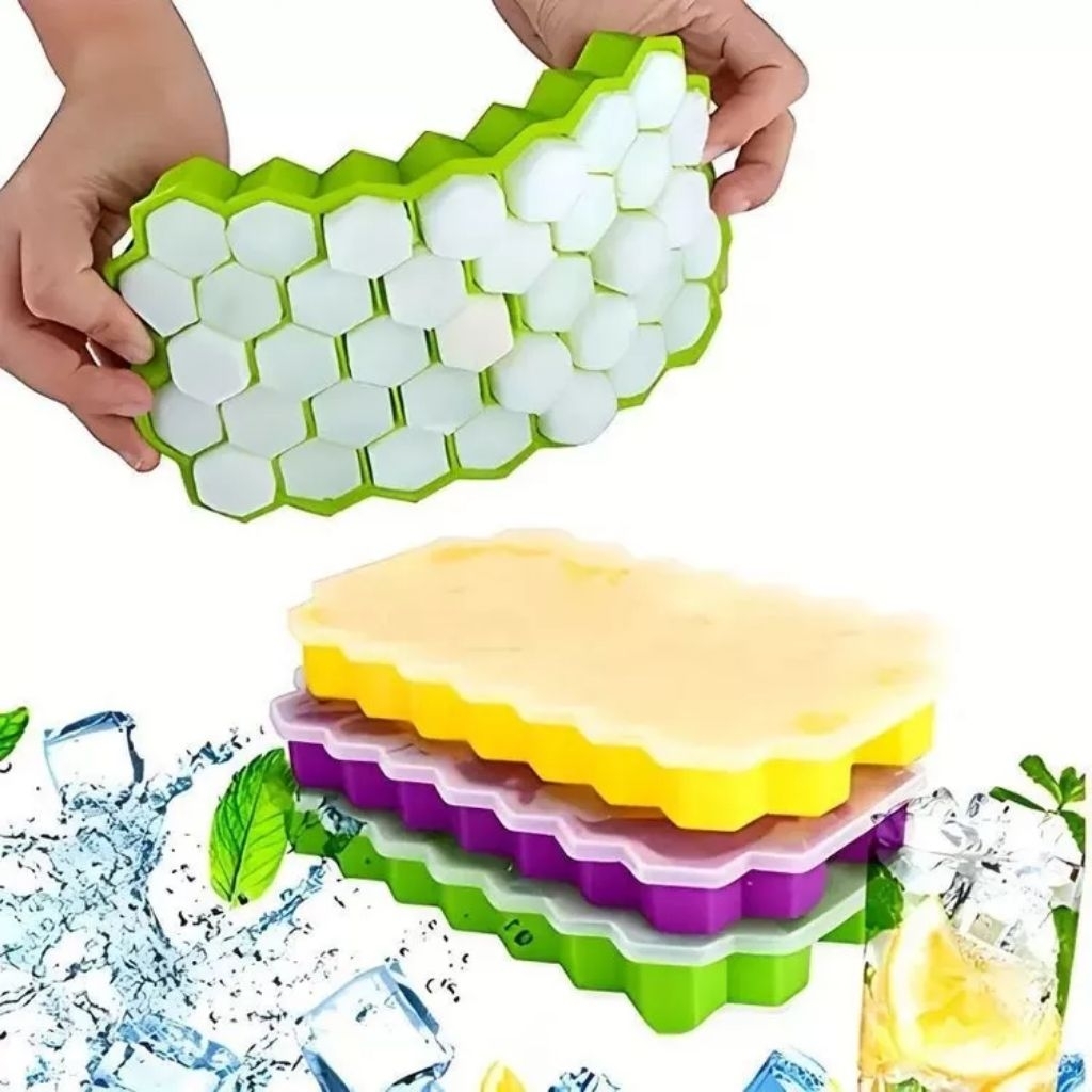 BPT - Cetakan Es Batu Kristal Bentuk Kotak Diamon Jelly/ Ice Cube Tray/Cetakan Pudding