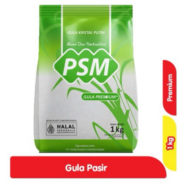 

PSM Gula Pasir Kristal Putih Premium 1KG/ GULA PASIR KRISTAL PUTIH 1KG/GULA MURAH/GULA PASIR MURAH/SEMBAKO MURAH/ AGEN GULA MURAH