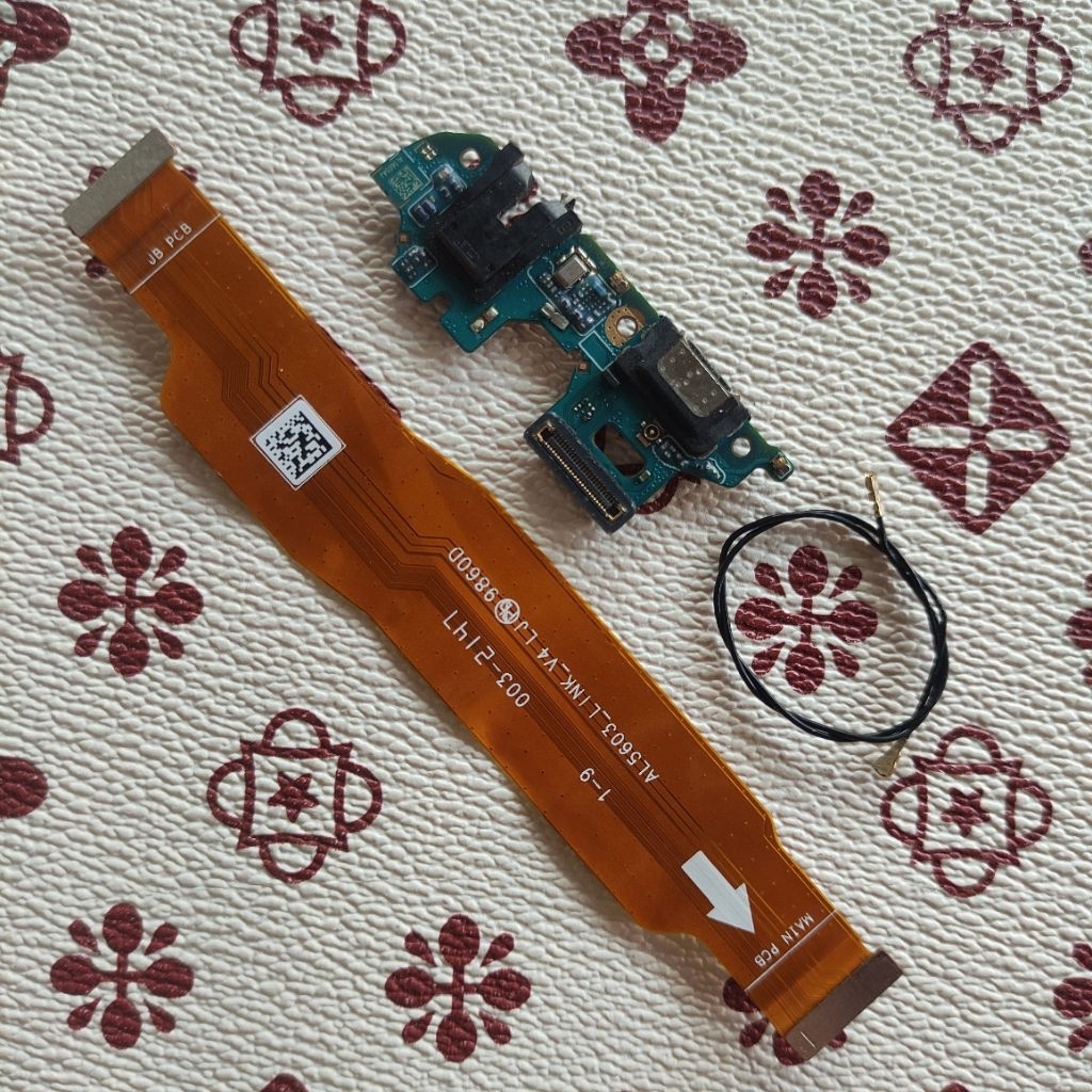 Fleksibel Konektor USB Charger Papan Cas Kabel Antena Realme 8i Original Copotan