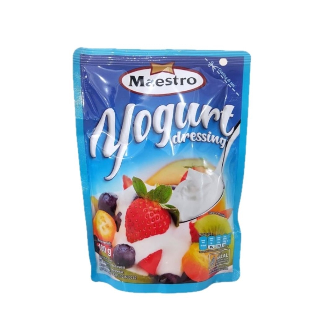 

maestro yogurt dressing pouch 180 gr