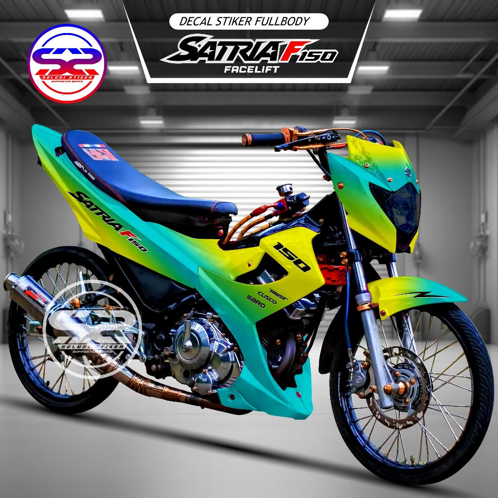 DE Decal Satria FU Facelift Full Body - Stiker Satria FU Facelift Full Body - Dekal Satria FU Faceli