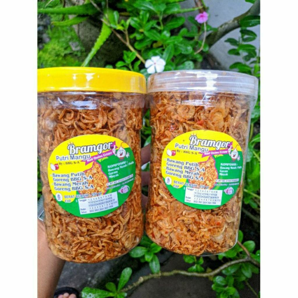 

[ISI LEBIH BANYAK] Brambang Goreng Bawang Goreng Murni Tanpa Tepung Grade A Toples Murah