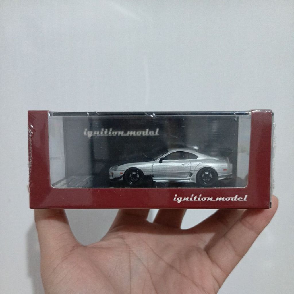 Ignition model toyota supra mark IV silver