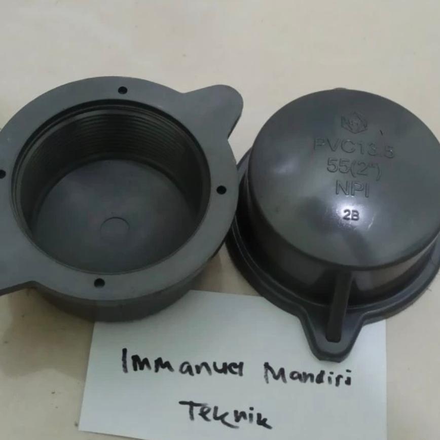 Dop paralon 2 inch merk SCG / Cap pvc SCG 2 inch tebal