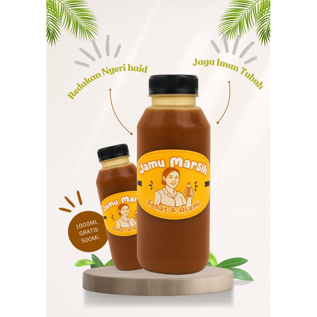 

Jamu Daily Tonic - 1000ML+(Gratis 500ML) Paket Hemat Rempah Sehat Harian