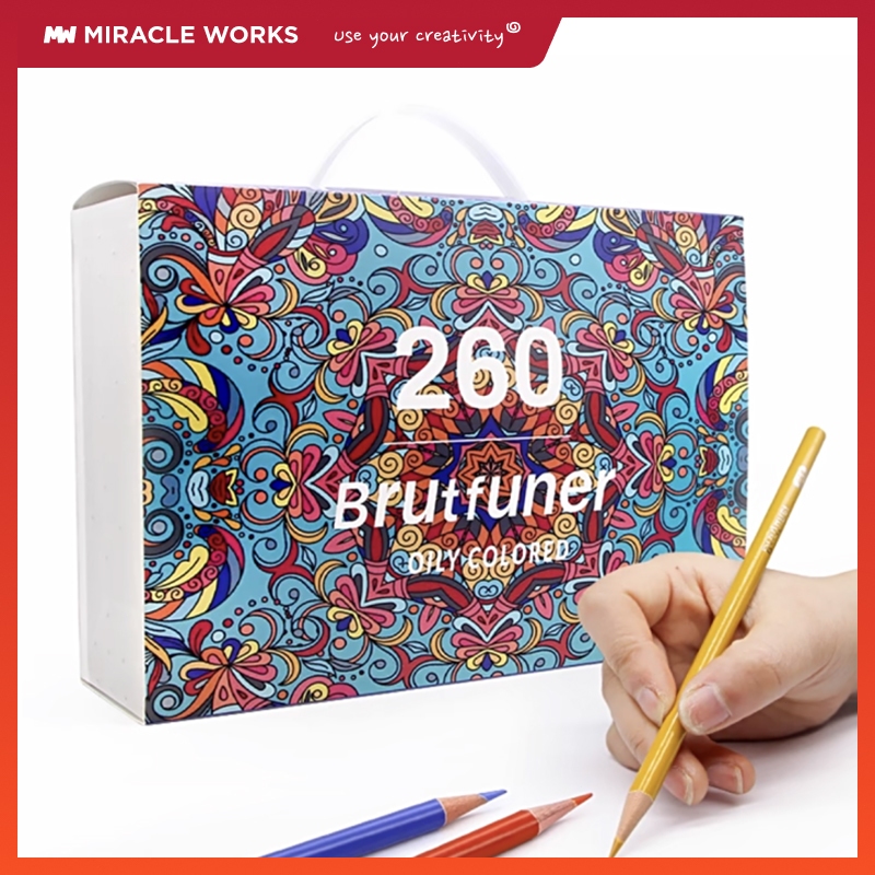 

MW Brutfuner Pensil Warna Oil Pastel Original Pensil 120/180/260/520 Warna