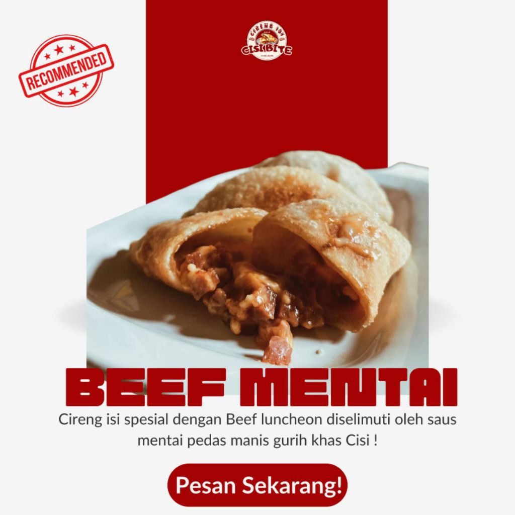 

Cireng Isi Cisibite - Beef Mentai