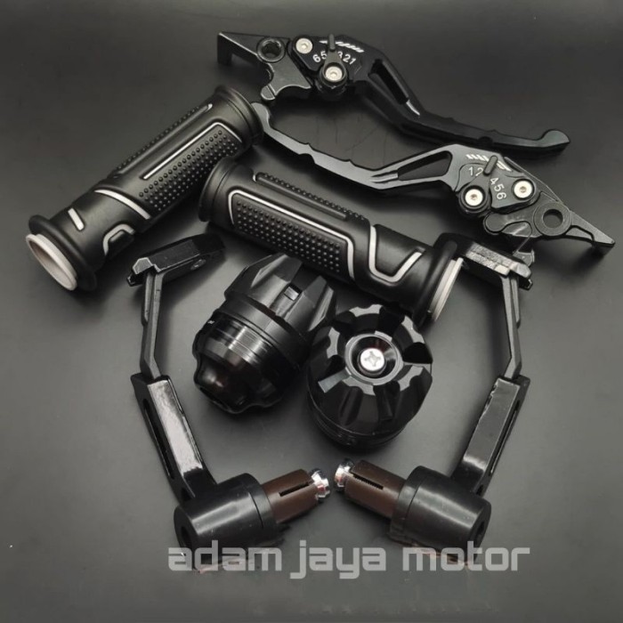 Paket Variasi 4IN1 Handle Rem Handgrip Robot Proguard Robot Jalu as depan  untuk semua jenis motor N