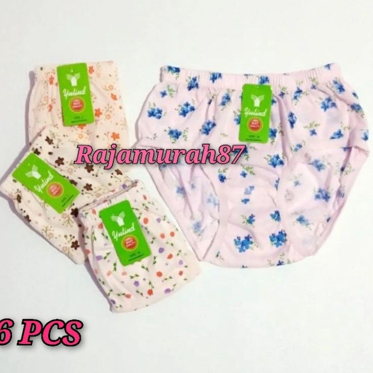 BISA COD  6 PCS CD YUTIND SABLON Yutind BORDIR  Cd yutind  celana dalam yutind bordir  Celana dalam 